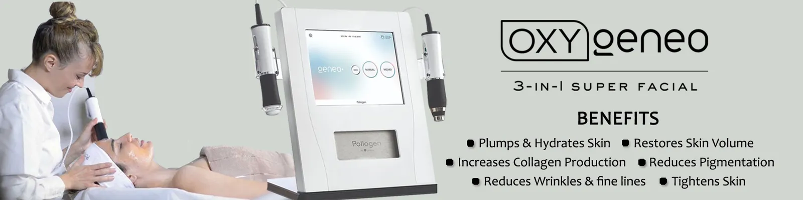 OxyGeneo 3-in-1 super facial benefits